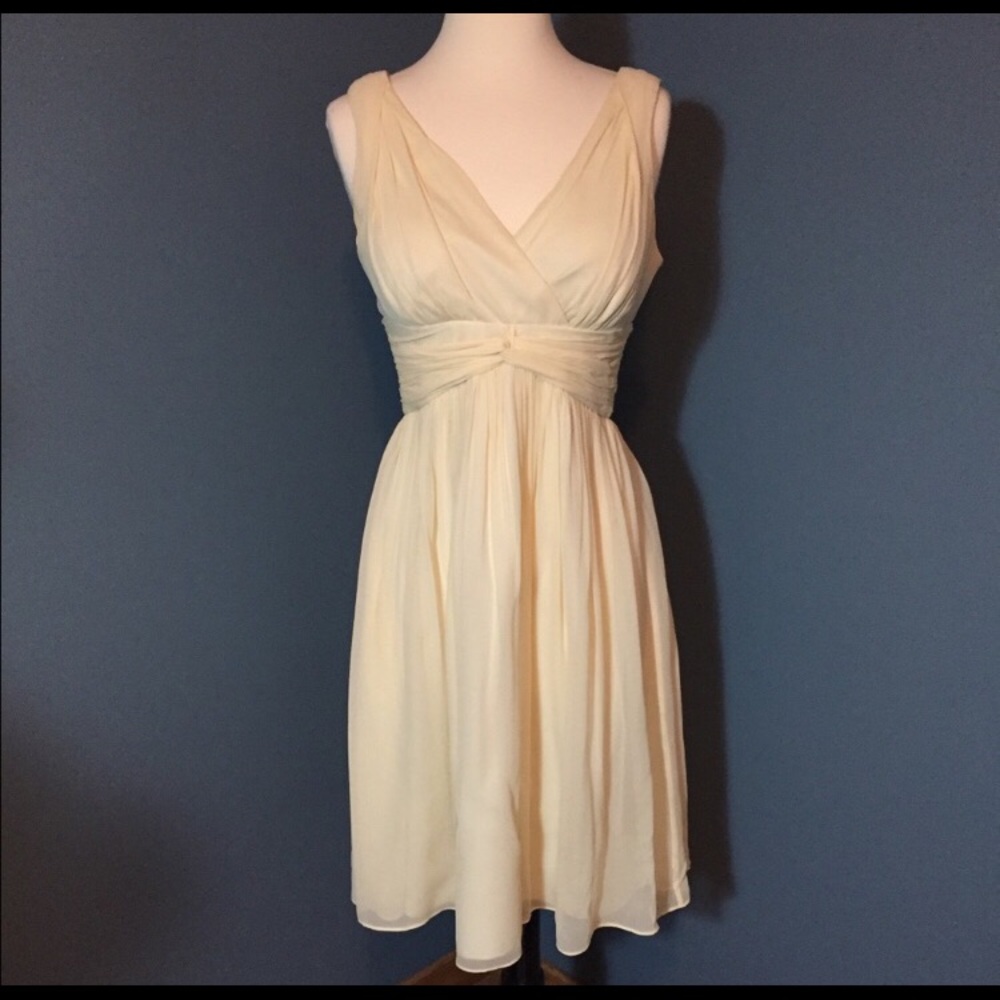 Vintage Ivory Silk Dress